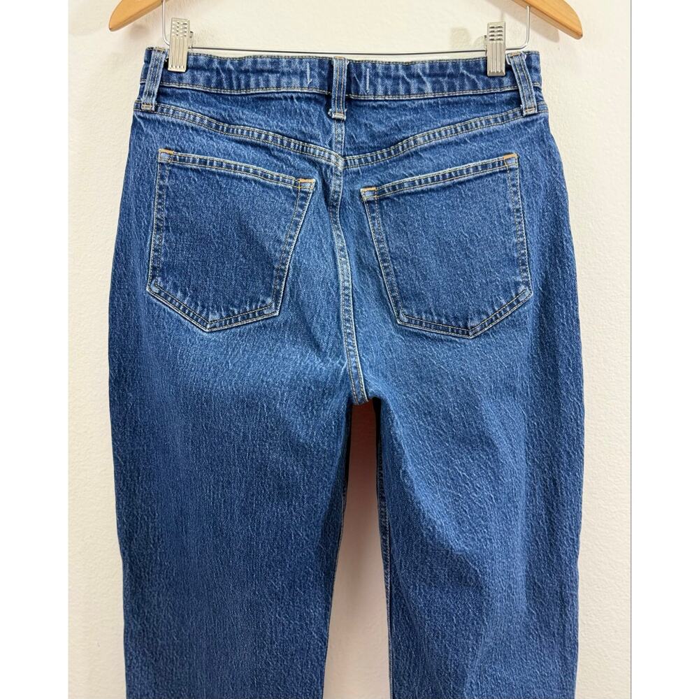 Abercrombie & Fitch The Vintage Straight High Rise Blue Jeans 29/8L Curve Love - Picture 6 of 11